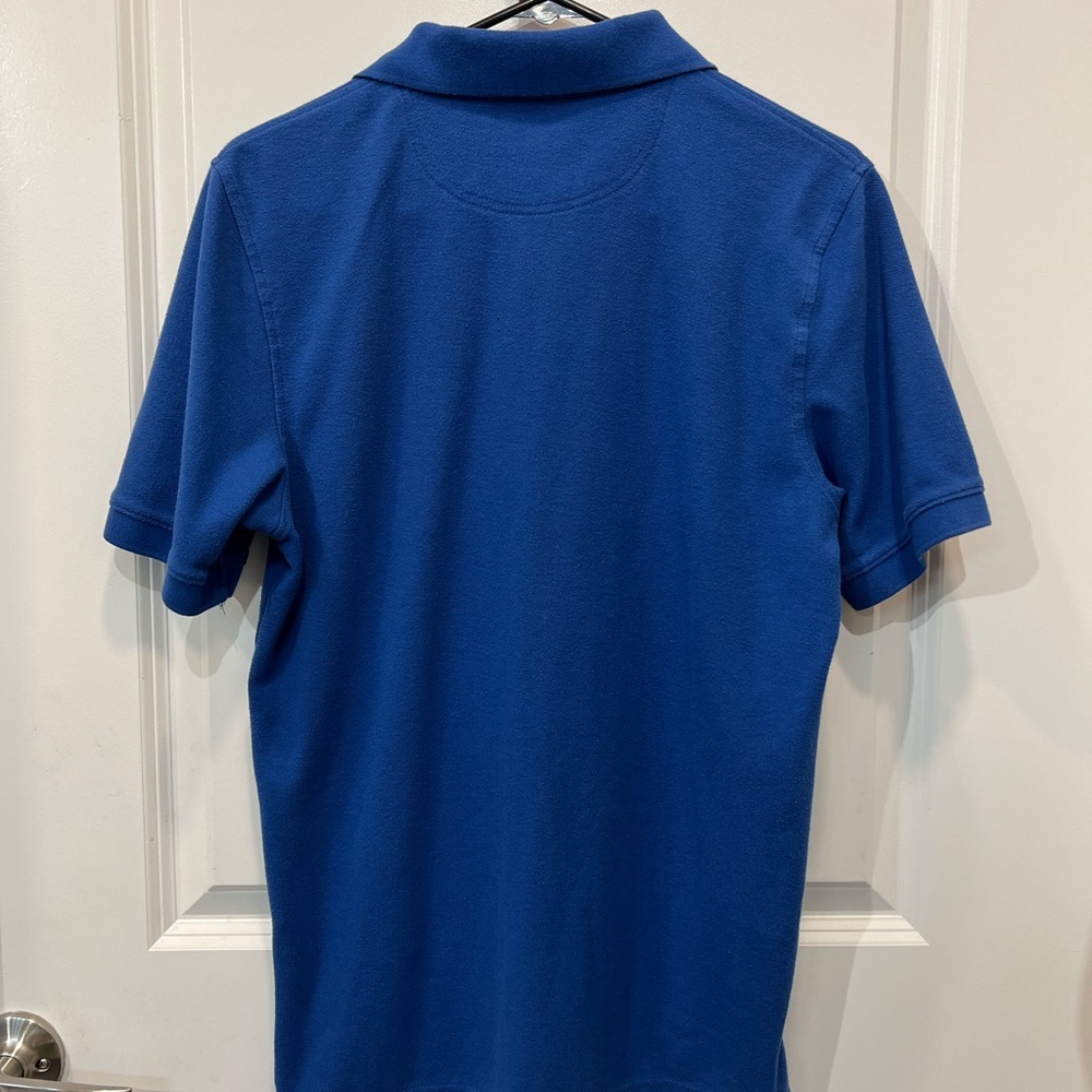 Croft & Barrow Easy Care Cotton/Poly Blend Classic Polo Shirt, Blue - Picture 6 of 8